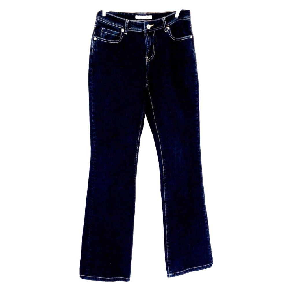 CHICOS PLATINUM Quartz MR Dark Wash Denim Jeans  Chicos Size 00 or Misses size 2